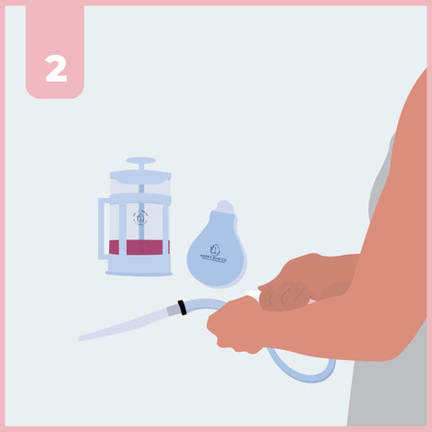 Happy Bum Bulb - Enema Bulb Implant Kit