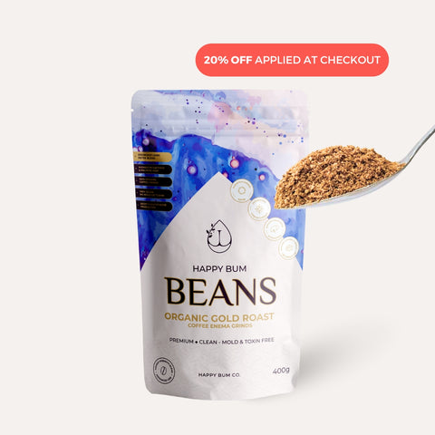 Happy Bum Beans - Organic Gold Roast Enema Coffee