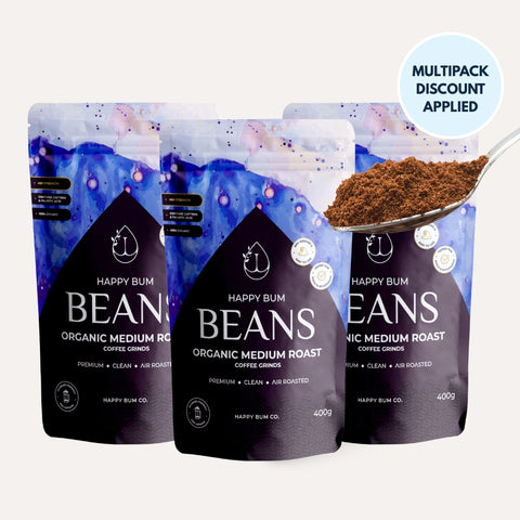 Happy Bum Beans - Organic Medium Roast Enema Coffee