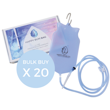 20 x Happy Bum Bag Complete Enema Kit - Wholesale BULK BUY
